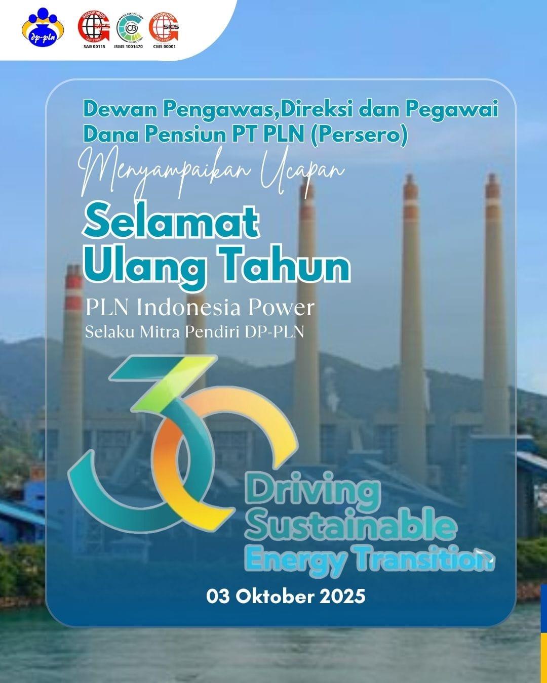 Ulang Tahun Mitra Pendiri DP-PLN