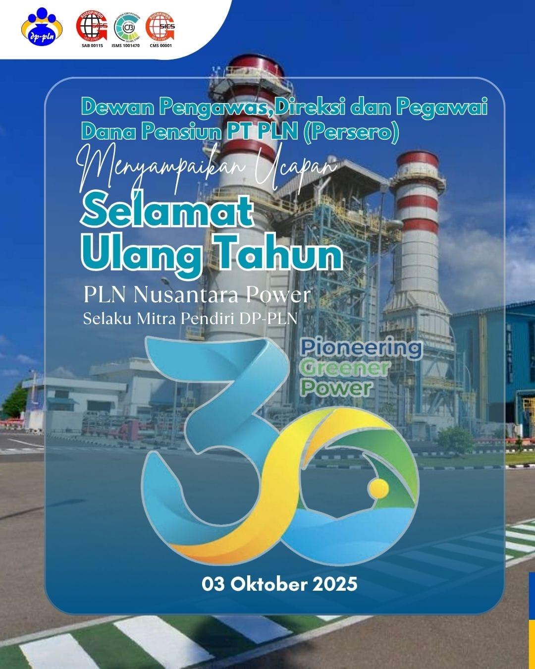 Ulang Tahun Mitra Pendiri DP-PLN